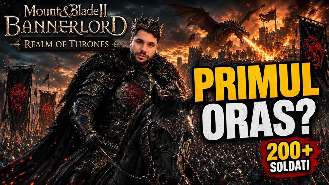 🟢 Cuceresc PRIMUL ORAS cu 200+ Soldati! | GOT - Mount & Blade 2 Bannerlord EP.3 🟢 #bannerlord
