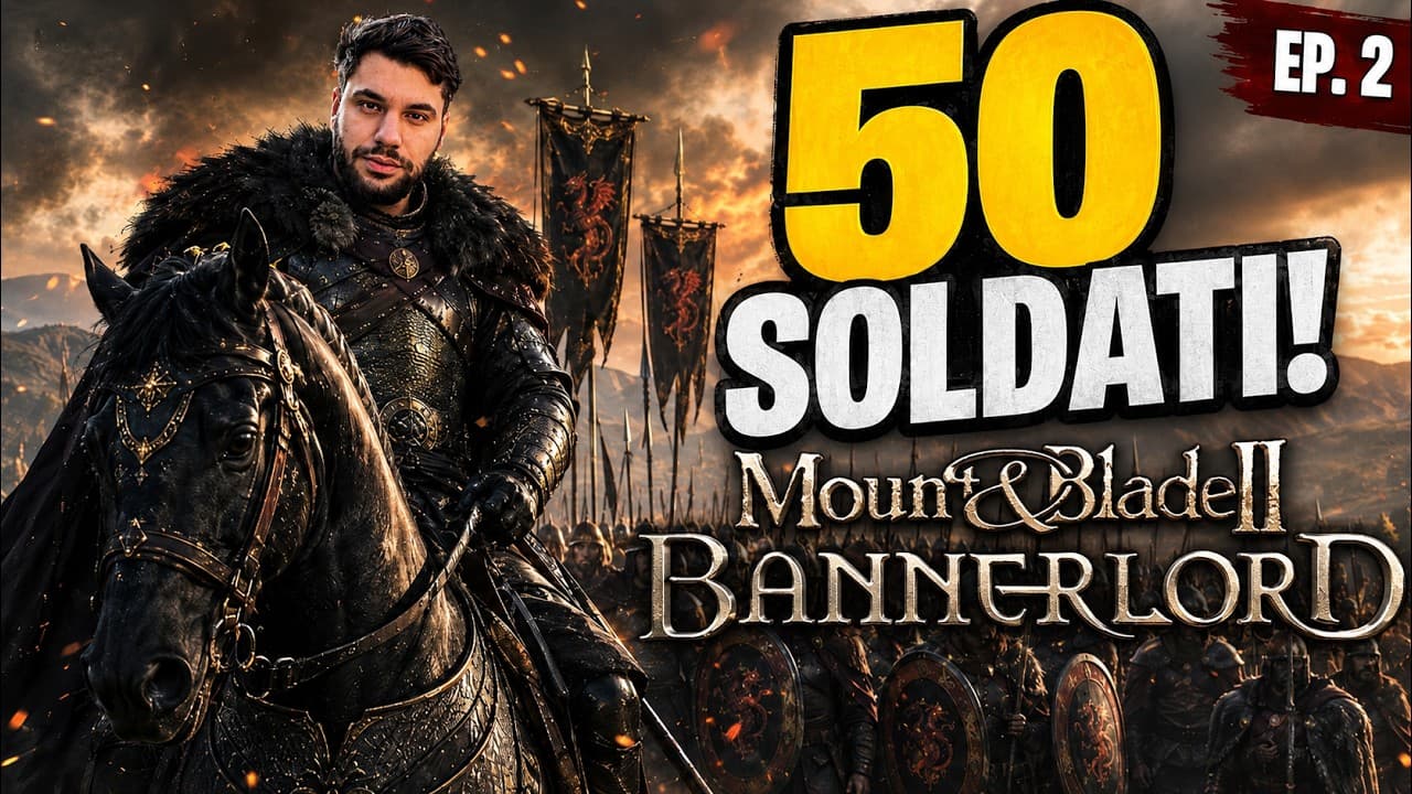 Avem ARMATA!55 de Soldati in Westeros| Bannerlord Realm of Thrones EP.2 #bannerlord  #mountandblade